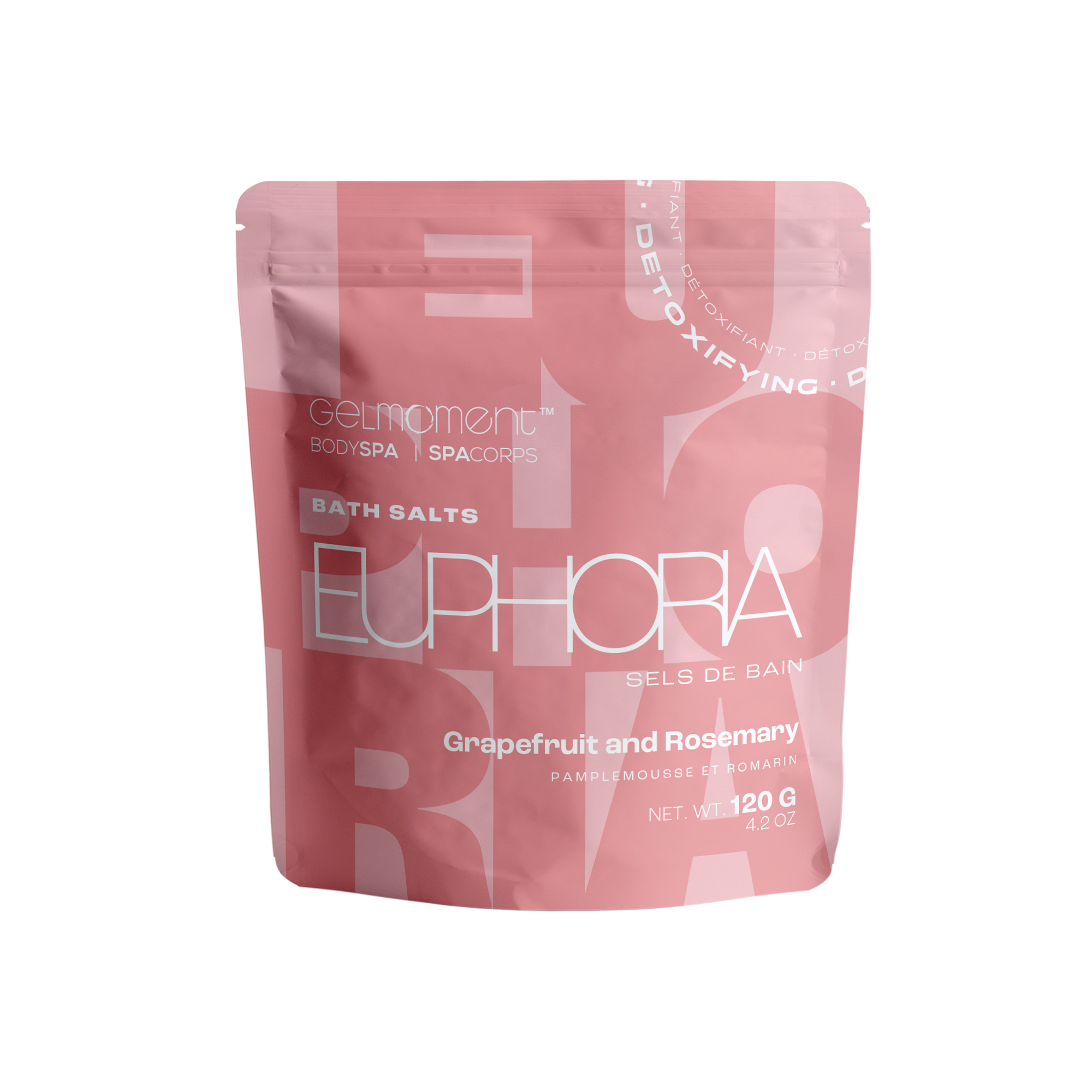 Euphoria Bath Salts Grapefruit & Rosemary Small (120g)